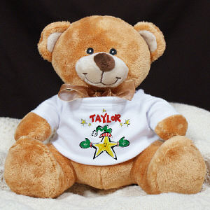 Christmas Star ?Ty Inc. "Slumbers" Personalized Teddy Bear